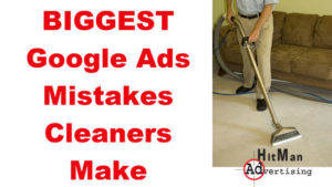 Google ad mistake for cleaning business