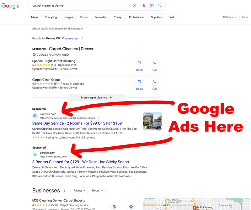 Google ads